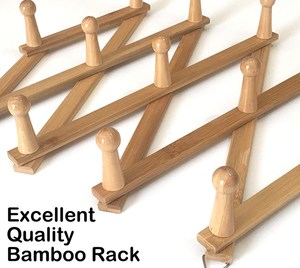 Organisation murale rustique pliable à 13 crochets avec porte-manteau en <span class=keywords><strong>bois</strong></span> mural - Product Image 3