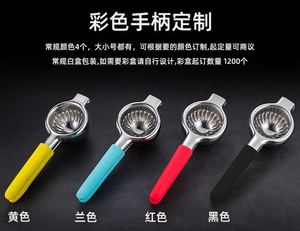 Exprimidor de limón <span class=keywords><strong>Manual</strong></span> grande de acero inoxidable 304, prensa de cítricos con Bol supergrande y asas de silicona, <span class=keywords><strong>Manual</strong></span> - Product Image 4