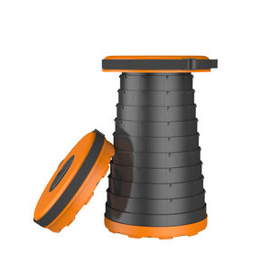 Adjustable Plastic Single Ultra Light Folding Chair Telescopic Stool for Fishing Hiking BBQ Camping