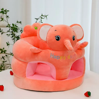 Sarung Sofa Bayi Laki-laki Motif Kartun, Kulit Sofa Plush, Mainan Boneka Plush Anak, Sarung Kursi Bayi, Kulit Sofa Plush Hewan Kartun Lembut