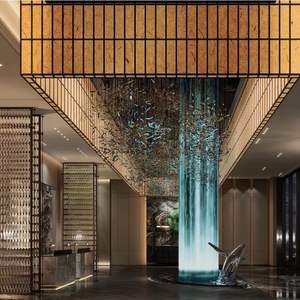 Partición de acordeón de metal personalizada, varios patrones de pared de partición de habitación de baño con marco de acero con la mejor calidad - Product Image 4