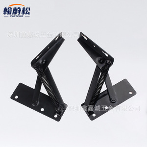 VASTPINE Split <b>Spring</b> <b>Hinge</b> 04 Black Cold-Rolled Steel Furniture <b>Hinge</b> For Sofa Surface Mount - Product Image 1