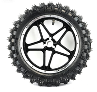 Ban Motor Off Road Apollo Xiaolia 49cc 2.50-10 Depan Belakang Set Velg Aluminium Alloy Untuk Suku Cadang Motor Trail