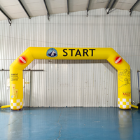 Arche gonflable durable pour événements sportifs de football, en tissu Oxford, pour publicité extérieure, course, décoration et affichage commercial