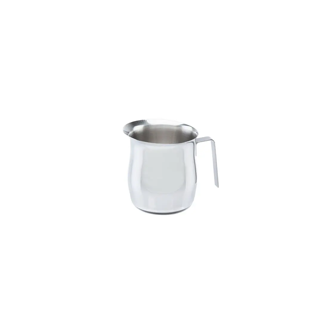 Pichet à lait à poignée ergonomique italienne 4 ensembles d'ustensiles de cuisine poignée en acier inoxydable AISI 304 18/10 lait eau thé origine durable