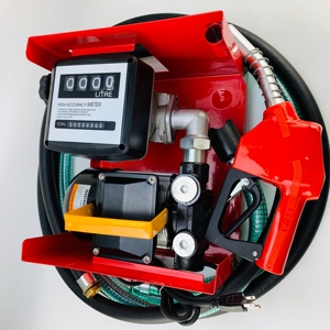 ZCHNEG משאבת העברה AC משאבת 110V/220V סולר תדלוק חשמלי משאבת העברה עם כמותיים מד זרימה - Product Image 3