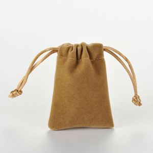 PackSecret Custom Logo Printed Green Long Velvet Pouch <b>Personalised</b> Suede Drawstring Rope <b>Bag</b> for Jewelry Watches for <b>Gifts</b> - Product Image 5