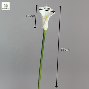 Hoa <span class=keywords><strong>Calla</strong></span> <span class=keywords><strong>Lily</strong></span> giả chất liệu PU cao cấp, kích thước lớn, như thật, màu trắng, dùng trang trí đám cưới, tiệc tùng, nhà cửa, làm vật trang trí trung tâm bàn. - Product Image 5