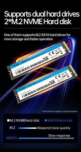 Mini <span class=keywords><strong>PC</strong></span> Yingchi 13a Generazione I7 1360P <span class=keywords><strong>I5</strong></span> 1340P Dual Nic DDR5 Win10/11 Pro Linux OS Type-C X86 Computer Personale <span class=keywords><strong>Portatile</strong></span> Micro - Product Image 3