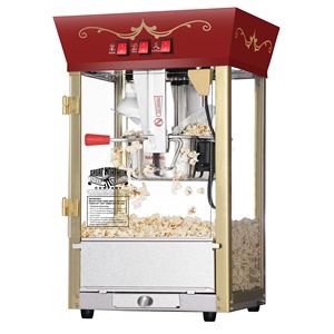Máquina de Palomitas de Maíz para Cine, 8 Onzas, con Carrito - Tapa Roja 6091 - Product Image 2
