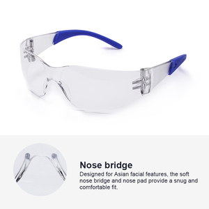 G033-3軽量アンチスクラッチセーフティグラス (PCレンズ & 脚付き) ANSI Z87.1認定防霧ポリカーボネートフレーム - Product Image 5