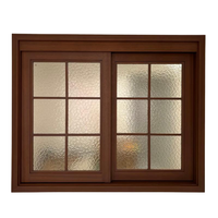 Ventana Corredera de Madera AOSTTER con Certificación AS2047, Malla de Seguridad de Acero Inoxidable 304, Cierre Multipunto, Control de Insectos Moderno, Estilo Australiano