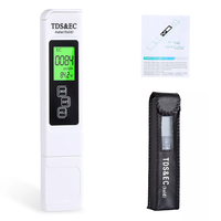 Testeur d'eau numérique 4-en-1 TDS/EC/Température, kit de test de la qualité de l'eau pour l'eau potable, la piscine, l'hydroponie et l'aquarium
