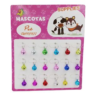 Campana de <span class=keywords><strong>collar</strong></span> de metal para perro y gato, campana de juguete colorida de alta calidad - Product Image 1