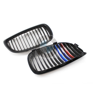 Parrilla delantera para BMW E92, color negro mate, estilo M, plástico ABS, para la serie 3, 2006-2009 - Product Image 3