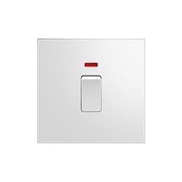 Interrupteur universel industriel intelligent JINMAI 20A IP66 étanche 250V PC à 1 voie avec panneau néon à montage mural pour usage domestique