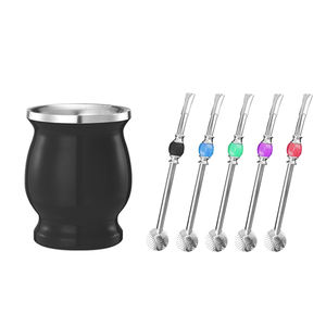 Acero inoxidable reutilizable personalizado, <span class=keywords><strong>Yerba</strong></span> <span class=keywords><strong>Mate</strong></span> juego <span class=keywords><strong>de</strong></span> pajitas para beber con filtro cuchara/ - Product Image 5