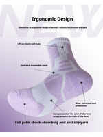 Chaussettes crew professionnelles badminton tennis gros lot, antibactériennes respirantes course entraînement logo personnalisé