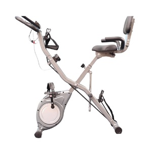Vélo d'exercice pliable multifonctionnel avec résistance magnétique, contrô<span class=keywords><strong>le</strong></span> à 8 vitesses et capacité de 150 kg pour une utilisation à domicile en intérieur - Product Image 1