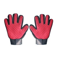 Gants en silicone pour enlever les poils d'animaux, brosse douce pour toilettage, gant anti-chute de poils pour chiens et chats à poils longs ou courts, vente en gros