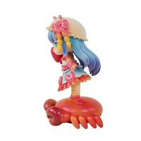 Figurine Topi Bunga PVC Unisex Tema Fantasi Sci-Fi Koleksi Musim Panas Mainan Seni Karakter Lucu Dekorasi Meja Hadiah Stok Kustom OEM
