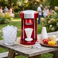 Machine à glace pilée professionnelle 30W avec lame de coupe en acier inoxydable pour comptoir