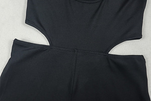 Tuta Intera Sexy con Cut-Out, Jumpsuit da <span class=keywords><strong>Donna</strong></span> alla Moda, Tuta Estiva con Top a Canotta, <span class=keywords><strong>Abbigliamento</strong></span> Femminile - Product Image 5