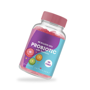Bonbons gélifiés probiotiques et prébiotiques à croquer, sans sucre, à base de pectine, pour la santé digestive des adultes, marque privée OEM/ODM, 60 unités - Product Image 2