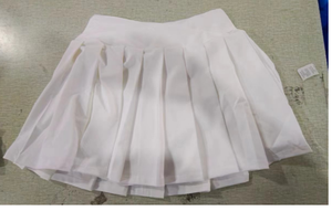 تنورة جيب جديدة الأكثر مبيعًا من النايلون ذات ثنيات عالية الخصر مع تنورة تنس رياضية مضادة للوهج على شكل خط - Product Image 5