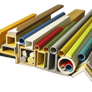 FRP Pultruded Profil Tube carré Tuyau rond GRP Canal I-beam - Product Image 4