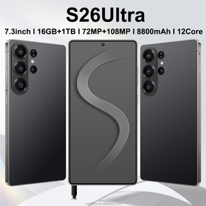 Teléfono Inteligente S26 Ultra Original 5G en Oferta, 16GB+1TB, Cámara Dual de 108MP, Pantalla HD Completa, Android <span class=keywords><strong>15</strong></span>, Desbloqueo Facial, 100W - Product Image 1