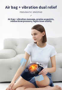 Masajeador Eléctrico Inalámbrico para Alivio del Dolor de Hombro y Pierna, Masajeador de Rodilla con Calor, Control de Temperatura, Envoltura Térmica para Rodilla - Product Image 3