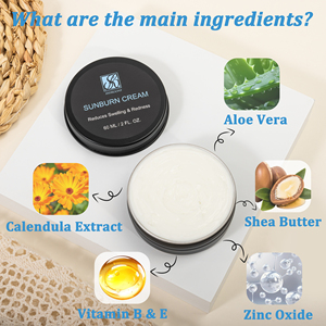 Logo personalizzato <span class=keywords><strong>crema</strong></span> <span class=keywords><strong>per</strong></span> scottature Calendula estratto di vitamina B & E dopo <span class=keywords><strong>crema</strong></span> <span class=keywords><strong>per</strong></span> la riparazione del <span class=keywords><strong>sole</strong></span> adatto a tutti i tipi di pelle - Product Image 4