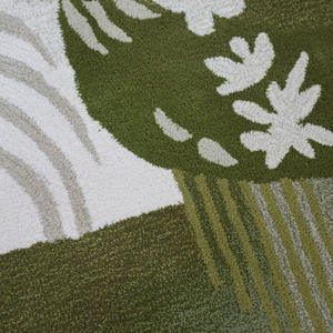 Tapis en laine de 10mm d'épaisseur personnalisable en peluche couleur de rime de style national vert riche pour le canapé-lit vert de la villa à usage domestique - Product Image 6