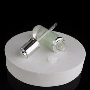 Chine usine approvisionnement 30ml Transparent <span class=keywords><strong>rouge</strong></span> foncé vert presse pompe <span class=keywords><strong>bouton</strong></span> verre flacon compte-gouttes huile essentielle ensemble bouteille - Product Image 3