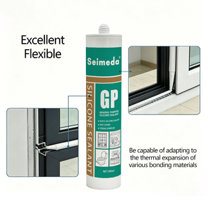 Sellador de Silicona SEIMEDA 100% Impermeable, Transparente, Resistente a Grietas y Encogimientos, <span class=keywords><strong>para</strong></span> Sellado de Juntas en Cocina y Baño - Product Image 3