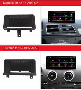 Meihua Car Frame Panel Carplay Dashboard <span class=keywords><strong>Radio</strong></span> Plastic Fascia Car DVD Frame Instalación portátil para 12,3 pulgadas 2013-2018 Audi Q3 - Product Image 4
