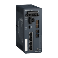 Contrôleur PLC Ethernet Modicon MCSESM063F2CU0 4TX/2FX-MM, Neuf, Original, de Marque, pour Programmation PLC