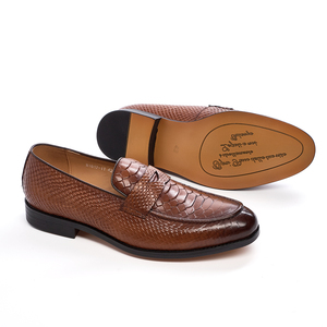 Hot Selling <strong>Men's</strong> <strong>Shoes</strong> Genuine <strong>Leather</strong> Formal Loafers New Styles Breathable Soft and Waterproof Upper - Product Image 5