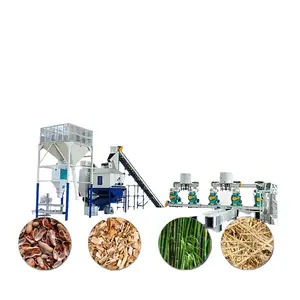 Low Cost 10 TPH Biomass Pellet Production Line Sawdust Wood Pellet Plant For Sale