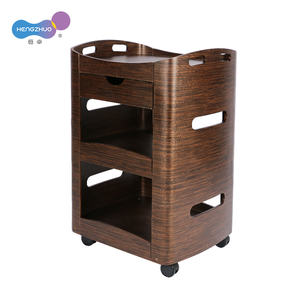 Carrito <span class=keywords><strong>de</strong></span> Almacenamiento Grande <span class=keywords><strong>de</strong></span> Lujo, Carrito <span class=keywords><strong>de</strong></span> Salón <span class=keywords><strong>de</strong></span> Madera con Cajón para Organizador <span class=keywords><strong>de</strong></span> Herramientas <span class=keywords><strong>de</strong></span> Belleza con Ruedas Universales, Disponible en 4 Colores - Product Image 4