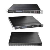 Modulador Codificador de Cabecera CATV, Modulador de TV por Cable Digital con Entrada 2*ASI y Salida 24*IP