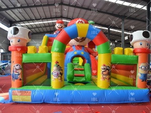 0,55mm Pvc Mobile Playground <span class=keywords><strong>Parque</strong></span> de Atracciones inflable para fiesta al aire libre - Product Image 5