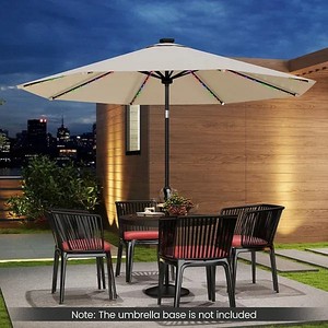 Factory Hot Sale Waterproof Aluminum Large Modern Outdoor Furniture Luxury Manual <strong>Patio</strong> <strong>Umbrella</strong> Parasol Steel <strong>Base</strong> for Hotel - Product Image 2