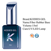 KODIES GEL – Base en fibre de caoutchouc, vernis à ongles gel UV transparent, réparation en microfibre de verre, vente en gros, marque privée, base constructrice gellak