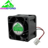 Ventilateur de refroidissement DC haute efficacité et longue durée de vie, 40x40x28mm, 12V, double roulement à billes, pour ordinateur industriel, module UPS