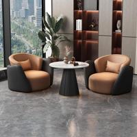 Vente directe d'usine, ensemble de canapés de bureau modernes en cuir pour hôtels, salons de beauté, salons d'entreprise et centres commerciaux - 2, 3 ou 4 chaises
