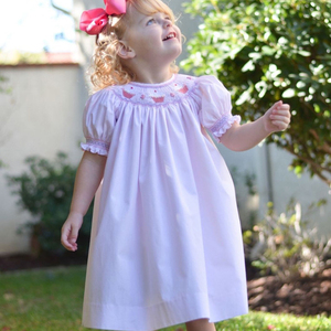 Wholesale Girls' <strong>Dresses</strong> 2021 Summer Baby Girls Machine Smocking Embroidery <strong>Kids</strong> <strong>Dresses</strong> for Toddler Girls Clothing - Product Image 3