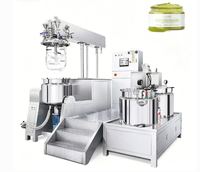 Homogénéisateur de crème cosmétique, mélangeur, machine de fabrication de dentifrice, prix usine, machine d'émulsification sous vide avec certification CE