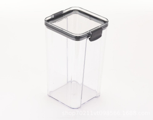 Hot Sales Square Transparent sealed Jar Fresh-keeping <b>Box</b> <b>Kitchen</b> Grain <b>Storage</b> tank - Product Image 6